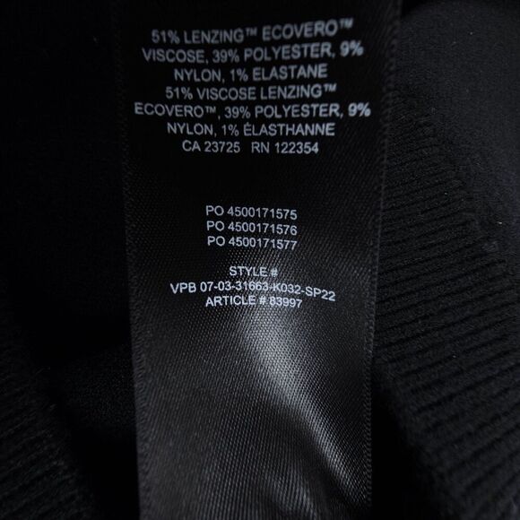 ARITZIA Wilfred Ronnie Sweater Workwear Boyfriend Shirt Jacket Clean Girl Black - Picture 6 of 6